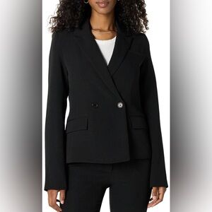 Zara Black Double-Breasted Blazer